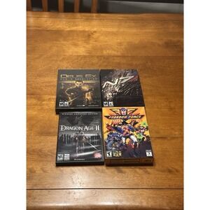 Lot RPG PC Games Deus Ex Human Rev, Dragon Age 2, Mass‎ Effect 2, Freedom Force